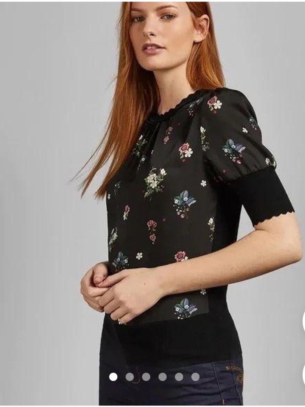 Ted Baker Addylyn Oracle Floral Top